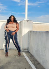 Load image into Gallery viewer, Lace Me Up Denim
